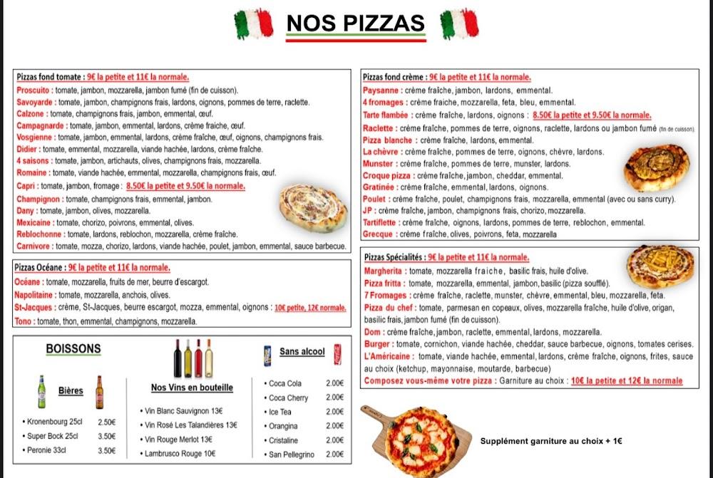 Pizzéria Chez Dom - Menu Image 2
